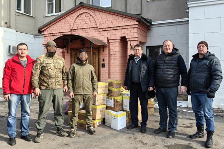 Ивановские коммунисты передали очередной гуманитарный груз в руки бойцам в Курской и Белгородской областях