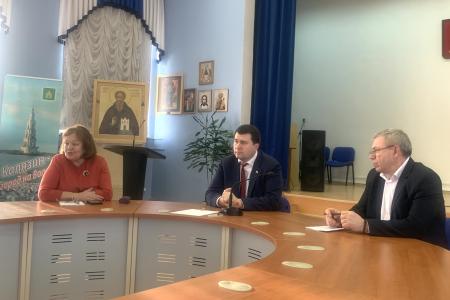 Олег Лебедев провел встречу с активом местного самоуправления  города Калязин Тверской области