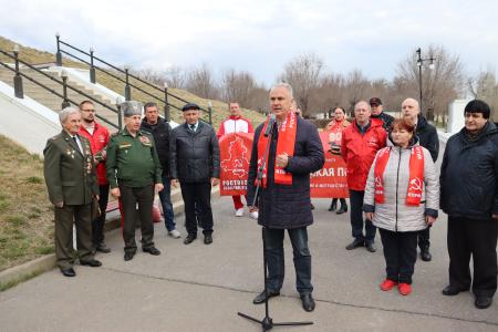 Антифашистский марш-эстафета «Наша Великая Победа» прибыл в Волгоградскую область