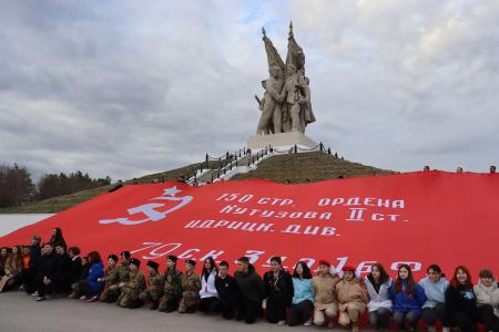 Антифашистский марш-эстафета «Наша Великая Победа» прибыл в Волгоградскую область