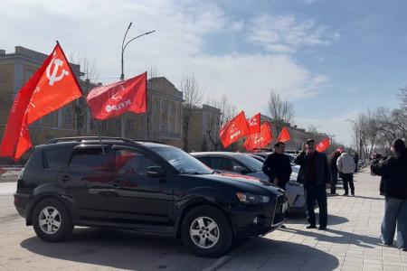 Этап Всероссийского антифашистского патриотического автомарша–эстафеты «Наша Великая Победа» состоялся в Туве