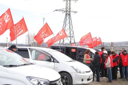 Этап Всероссийского антифашистского патриотического автомарша–эстафеты «Наша Великая Победа» состоялся в Туве