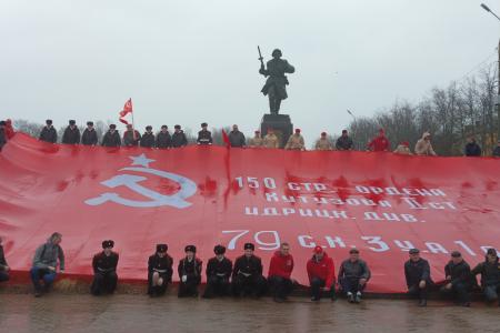 "От Идрицы до Петрозаводска под Красным Знаменем". Продолжается второй этап марша-эстафеты «Наша Великая Победа» по регионам Северо-Западного федерального округа