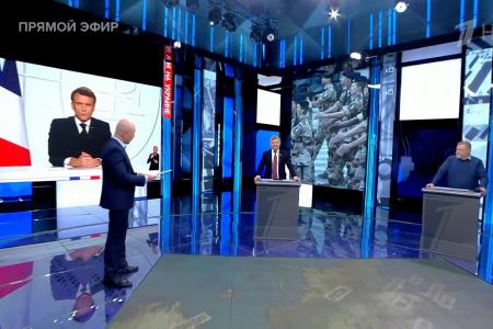 Дмитрий Новиков на Первом канале о теории империализма Ленина и сути воинственных заявлений Макрона