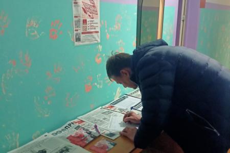Волгоградская область. В Елани в Народном Референдуме КПРФ приняли участие посетители историко-краеведческого музея
