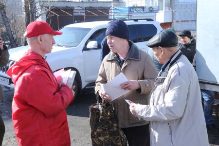 Омская область. Андрей Алехин провел встречу с избирателями в Кормиловке