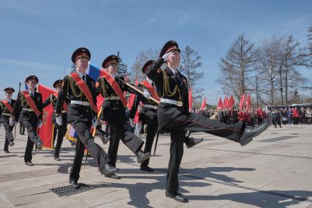 Красноярский край принял эстафету «Наша Великая Победа»