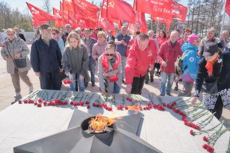 Красноярский край принял эстафету «Наша Великая Победа»