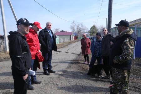 Омская область. Андрей Алехин побывал в поселке Павлоградка