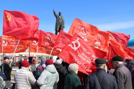 Томские коммунисты достойно отметили 155-летие В.И. Ленина