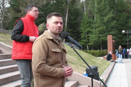 Томская область приняла эстафету «Знамя нашей Победы»