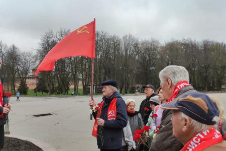 Новгородская область. КПРФ достойно отметила 155-летию Великого Ленина