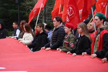 Томская область приняла эстафету «Знамя нашей Победы»