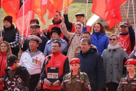 Томская область приняла эстафету «Знамя нашей Победы»
