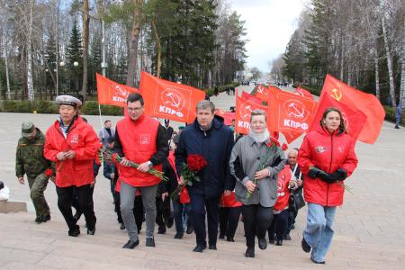 Томская область приняла эстафету «Знамя нашей Победы»