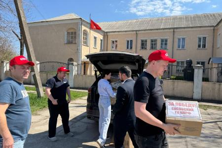Рязанские коммунисты доставили в Луганск гуманитарный груз
