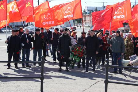 Томские коммунисты достойно отметили 155-летие В.И. Ленина