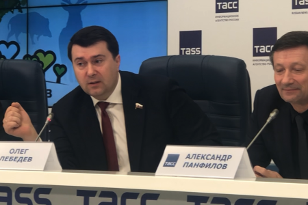 Олег Лебедев выступил на пресс-конференции в ТАСС  на тему «Леса и продовольствие»