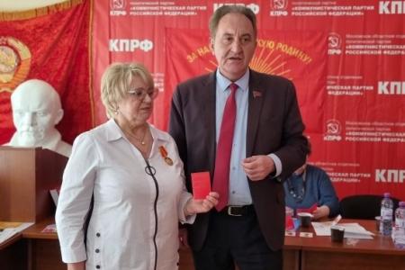 Первый секретарь Московского обкома КПРФ Николай Васильев встретился с ветеранами комсомола