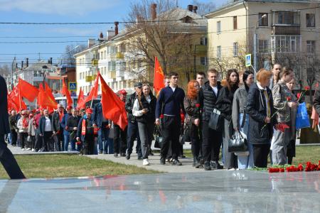 В Марий Эл встретили красное знамя Победы