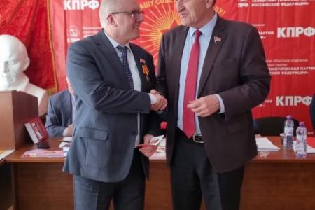 Первый секретарь Московского обкома КПРФ Николай Васильев встретился с ветеранами комсомола