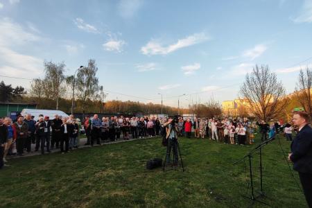 Москва. КПРФ поддержала гражданских активистов, протестующих против высотной застройки возле Бирюлевского дендропарка