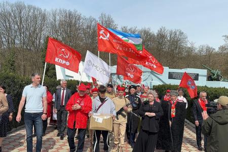 Кабардино-Балкария провела республиканский этап Международного антифашистского патриотического автомарша-эстафеты «Наша Великая Победа»
