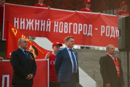 Нижегородские коммунисты приняли Антифашистский марш-эстафету «Наша Великая Победа»