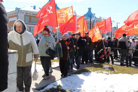Томские коммунисты достойно отметили 155-летие В.И. Ленина