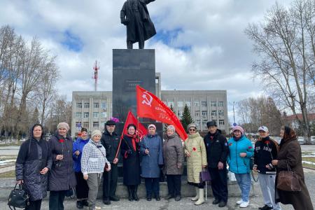 Томские коммунисты достойно отметили 155-летие В.И. Ленина