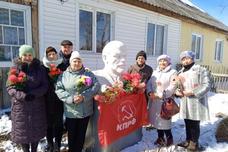 Томские коммунисты достойно отметили 155-летие В.И. Ленина