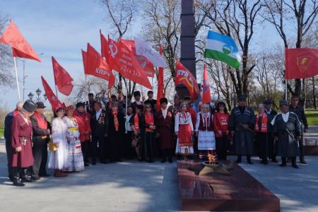 Кабардино-Балкария провела республиканский этап Международного антифашистского патриотического автомарша-эстафеты «Наша Великая Победа»
