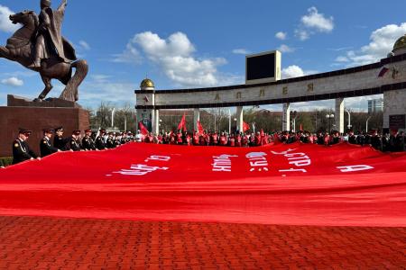 Завершился этап автомарша-эстафеты «Наша Великая Победа» по регионам Северо-Кавказского федерального округа