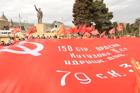 Завершился этап автомарша-эстафеты «Наша Великая Победа» по регионам Северо-Кавказского федерального округа
