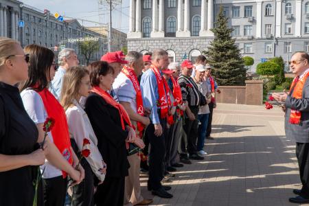 В Курске отметили 155-летие со дня рождения В.И. Ленина