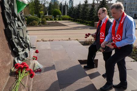 В Курске отметили 155-летие со дня рождения В.И. Ленина