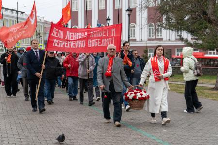 Коммунисты Пермского края почтили память Владимира Ильича Ленина