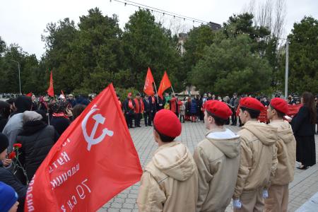 Дагестан. Автопробег КПРФ в честь Дня космонавтики