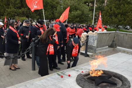 Дагестан. Автопробег КПРФ в честь Дня космонавтики