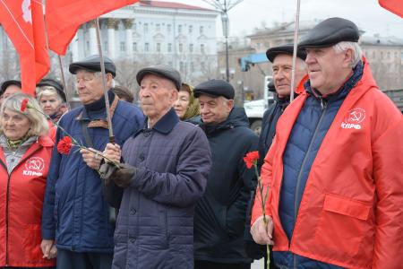 155-летие со дня рождения Владимира Ленина отметили коммунисты Забайкалья