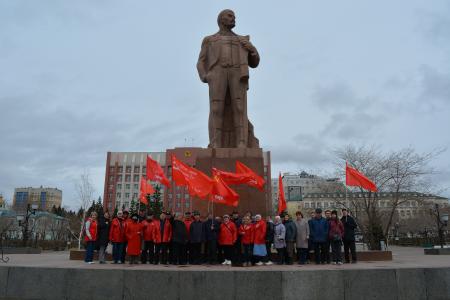 155-летие со дня рождения Владимира Ленина отметили коммунисты Забайкалья