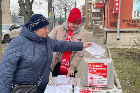 Тульская область. Общий тираж агитационной продукции, посвященной Народному Референдуму, превысил 400 тысяч экземпляров