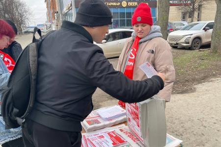 Тульская область. Общий тираж агитационной продукции, посвященной Народному Референдуму, превысил 400 тысяч экземпляров