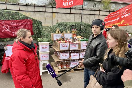 Тульские коммунисты отправили очередной гуманитарный груз в новые регионы России