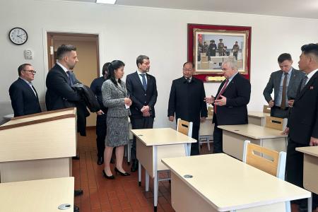 Делегация КПРФ во главе с К.К. Тайсаевым и А.А. Ющенко продолжает работу в Корейской Народно-Демократической Республике