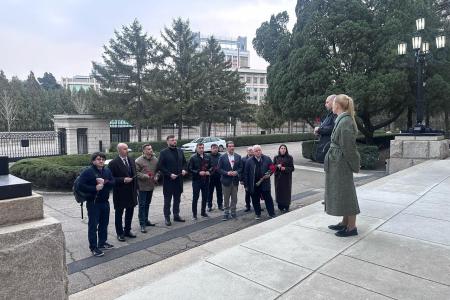 Делегация КПРФ во главе с К.К. Тайсаевым и А.А. Ющенко продолжает работу в Корейской Народно-Демократической Республике