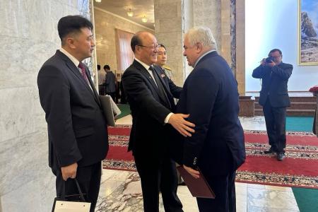 К.К. Тайсаев посетил Посольство КНДР в РФ по случаю 113-й годовщины со дня рождения товарища Ким Ир Сена