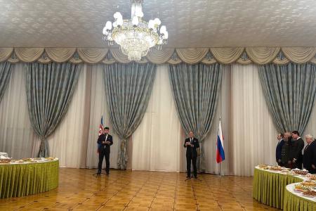 К.К. Тайсаев посетил Посольство КНДР в РФ по случаю 113-й годовщины со дня рождения товарища Ким Ир Сена