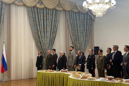 К.К. Тайсаев посетил Посольство КНДР в РФ по случаю 113-й годовщины со дня рождения товарища Ким Ир Сена