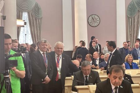 И.И. Мельников, Д.Г. Новиков и К.К. Тайсаев завершили рабочую поездку в Санкт-Петербург, приняв участие в мероприятиях Межпарламентской Ассамблеи СНГ